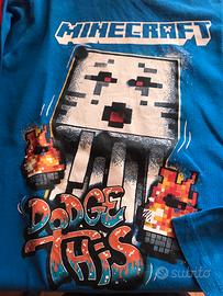 Maglia Minexraft 10/11 anni