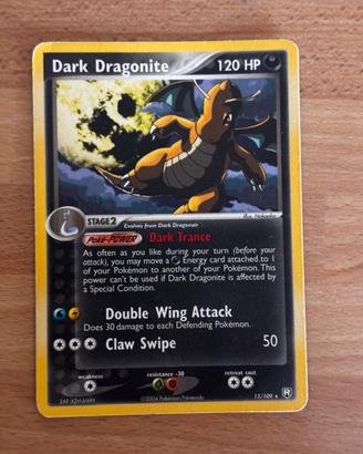 Pokemon Dark Dragonite 15/109 EX team Rocket buone