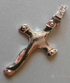 Ciondolo a croce argento
