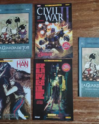 Albi Panini Free Comic Book Day 2016