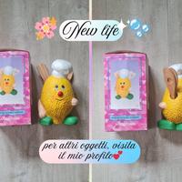 Portautensili Limone in ceramica