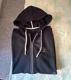 Felpa-Cappuccio-Zip ARMANI EXCHANGE- Originale- M