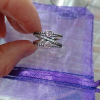 anello multifilo argento 
