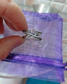 anello multifilo argento 