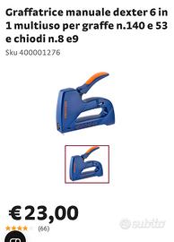 Dexter sparapunti graffettatrice sparachiodi 