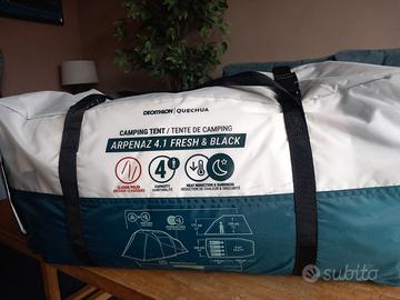 Tenda da campeggio Arpenaz 4.1 Fresh & Black