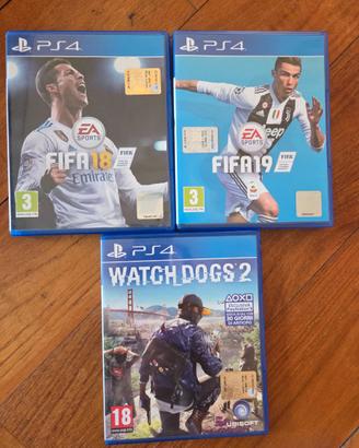 Lotto n. 3 videogiochi PS4