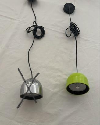 Lampada Flos Wan sospensione verde nuova