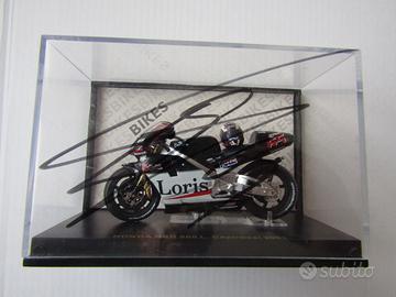 Modellino Honda nsr 500 con autografo Capirossi