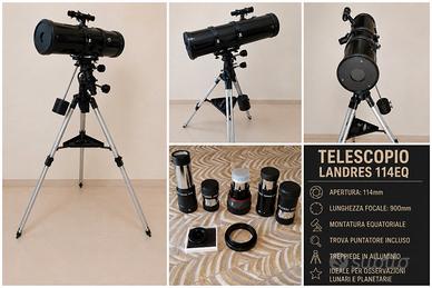TELESCOPIO NEWTON 114/900 EQ COMPLETO DI ACCESSORI