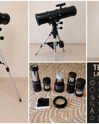 TELESCOPIO NEWTON 114/900 EQ COMPLETO DI ACCESSORI