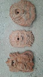 maschere innterracotta 