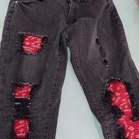 PANTALONI JEANS NERI