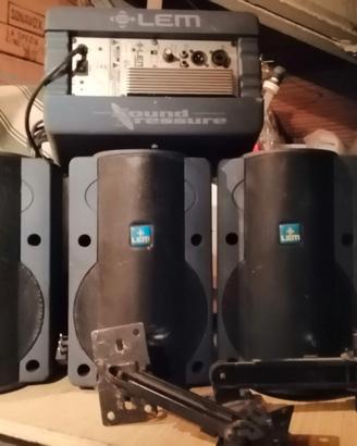 Casse lem 100 watt, 2 coppie
