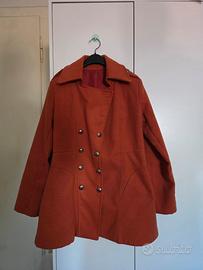 Cappotto Donna Arancione Taglia M/L - Buono Stato