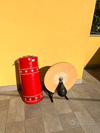 Set Boxe Completo: Sacco da 80 e speedbag