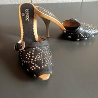 Sandali sabou tacco in metallo