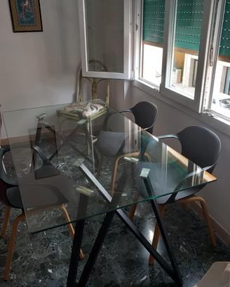 arredamento Tavolo Sala in vetro