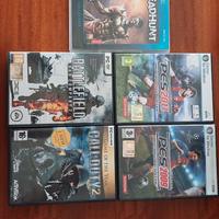 Giochi per pc (lotto 5 giochi)