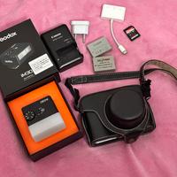 Canon G1 X + Accessori + Flash esterno