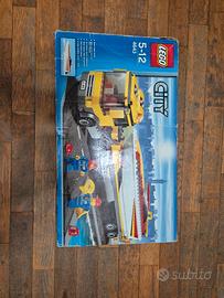 LEGO City 4643 Power Boat Transporter completo