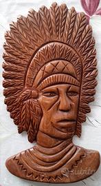 scultura africana in legno pregiato