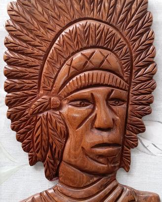 scultura africana in legno pregiato