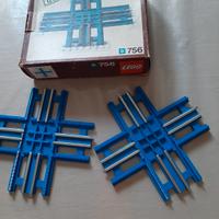 treni LEGO incrocio a 90° 756