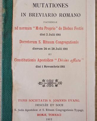 Mutationes in Breviario Romano