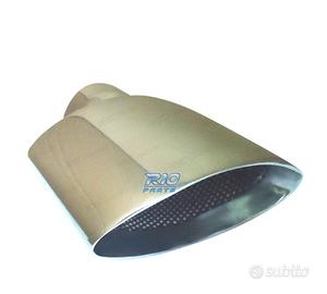 TERMINALE SCARICO UNIVERSALE IN ACCIAIO INOX