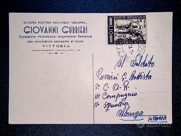 Lire 10 Beato Angelico nero e giallo 1955 isolato