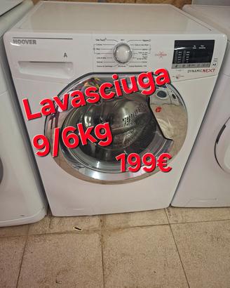 Lavasciuga hoover 9/6kg classe A perfettament