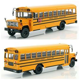 MODELLO AUTOBUS GMC 6000 Schoolbus 1990 NO BURAGO