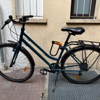 Bici città/trekking con portapacchi unisex