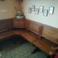 Cassa panca con contenitori apribili 1,20 per 1,80