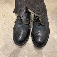 Scarpe Anfibi Corvari vera pelle nuove 42-43