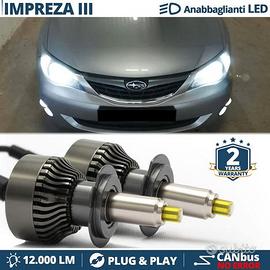 Kit Luci LED H7 Subaru IMPREZA 3 FARI LENTICOLARI