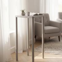 Tavolo Alto da Bar 50x50 cm in Metallo quadrato –