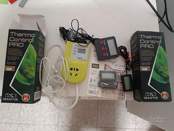 TERMOSTATI TERMOMETRI E IGROMETRI PER TECHE