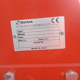 Fresa trattore sicma 