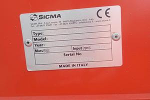 Fresa trattore sicma 