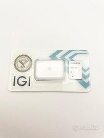 Collana oro 18KT diamante 0.30; I1 G. IGI