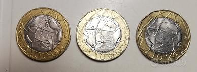 Evoluzione 1000 Lire 97/98: Tris Varianti Mappa. 