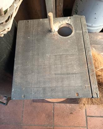 nido ideale per pappagalli taglia inseparabili ecc