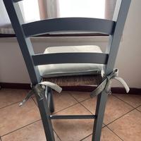 6 sedie quasi nuove – 55 € l’una – Valeggio sul Mi