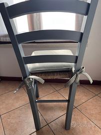 6 sedie quasi nuove – 55 € l’una – Valeggio sul Mi