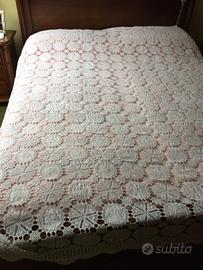 Copriletto uncinetto