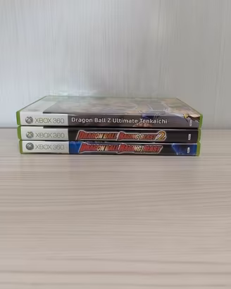 Lotto 3 Giochi Dragon Ball Xbox 360 PAL Ita