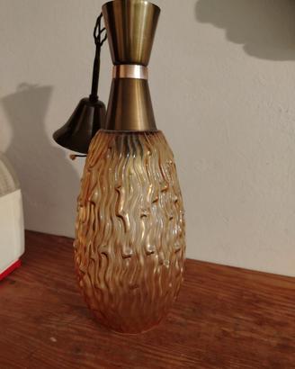 lampada in vetro da soffitto