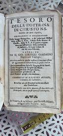 Libro Antico 1600 "Tesoro della dottrina di Christ